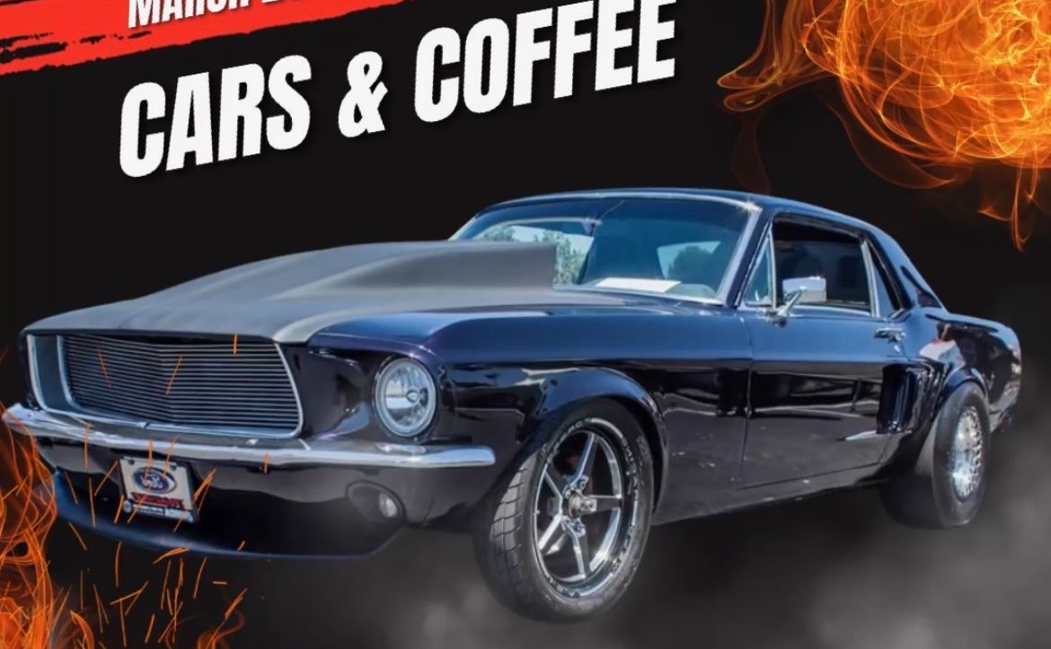 Deon Motorsports Cars and Coffee partial flyer